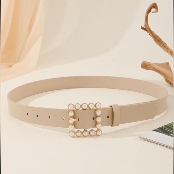 Bohemian beige belt A632 - Picture 1 of 2